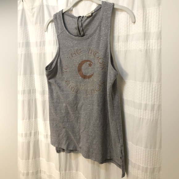 Lucky Brand To The Moon And Back Vintage Look Tank women's size medium - Picture 2 of 9